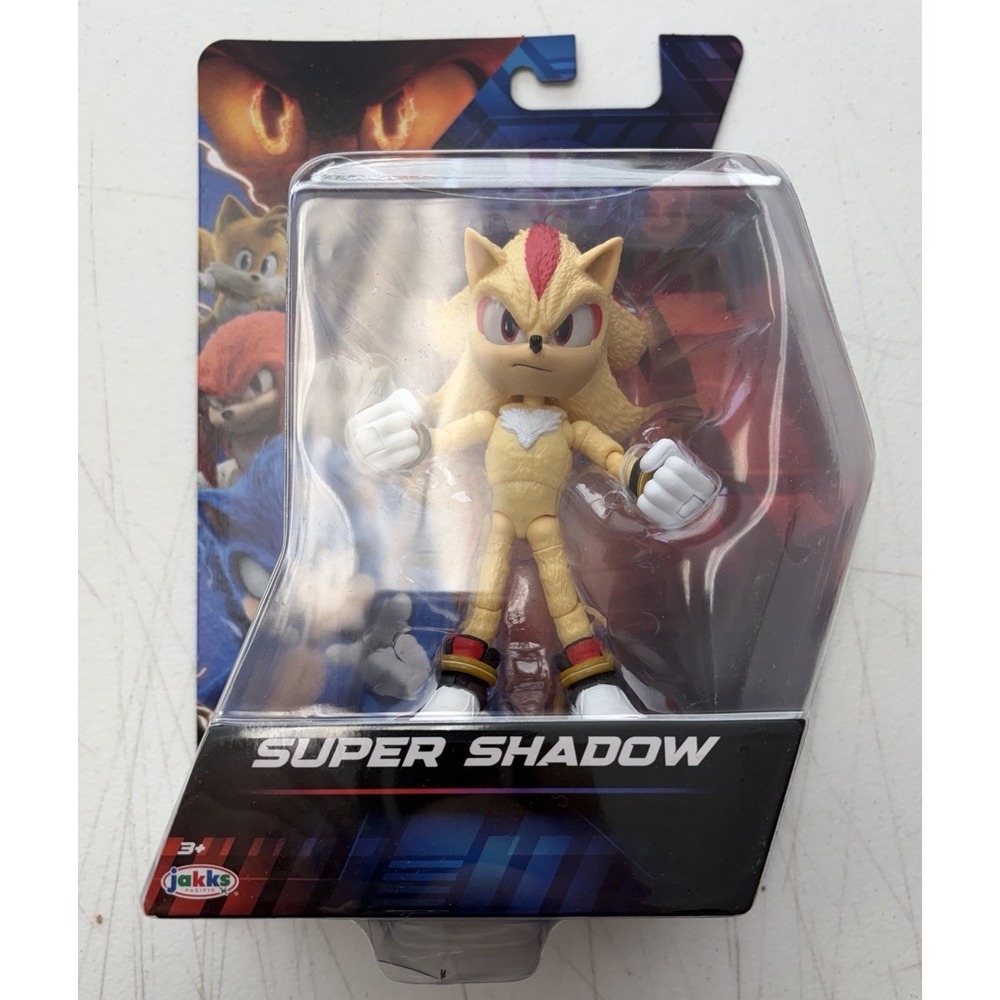 Sonic 3: Super Shadow - Jakks NEW Has Bx Dmg